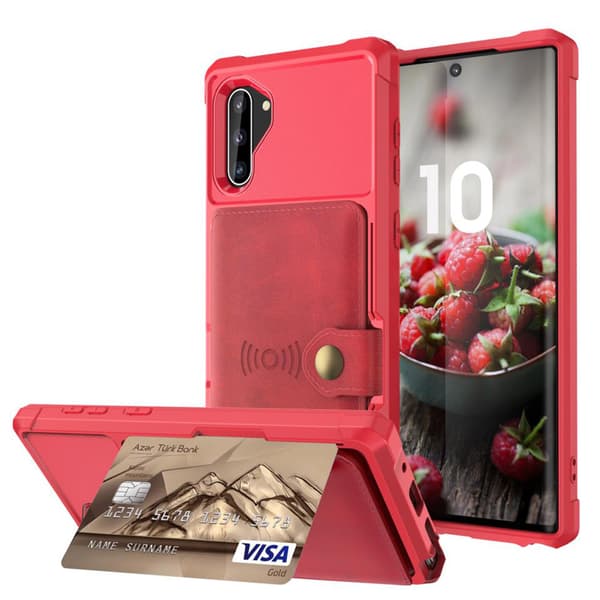 Genomtänkt Skal med Kortfack - Samsung Galaxy Note10
