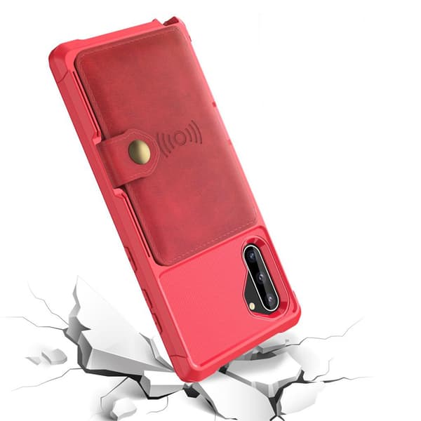 Genomtänkt Skal med Kortfack - Samsung Galaxy Note10