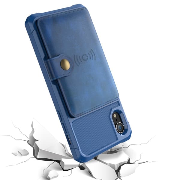 iPhone XR - Smidigt Stötdämpande Skal med Kortfack