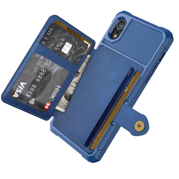 iPhone XR - Smidigt Stötdämpande Skal med Kortfack