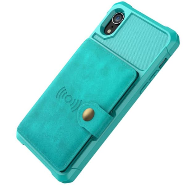iPhone XR - Effektfullt Skal med Kortfack