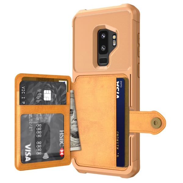Skal med Kortfack - Samsung Galaxy S9 Plus