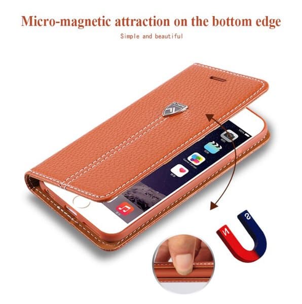 Praktiskt Plånboksfodral iPhone 6/6S (FLOVEME) Blå