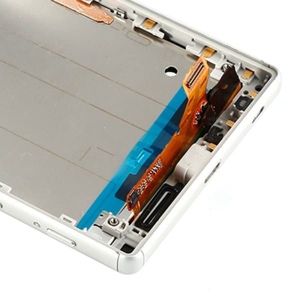 Sony Xperia Z5 Skärm LCD Display med ram - Vit