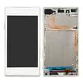 Miniatyrbild 1 av 4: Sony Xperia Z5 Skärm LCD Display med ram - Vit