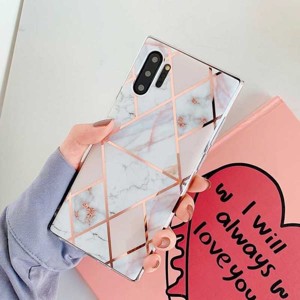 Samsung Note 10 Plus tyylikäs marmorikuori Premium