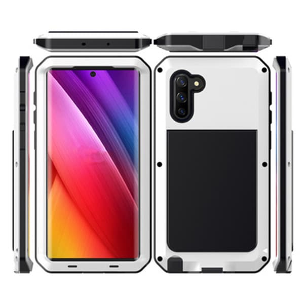 Stilrent Skyddsskal i Aluminium - Samsung Galaxy Note10 Vit