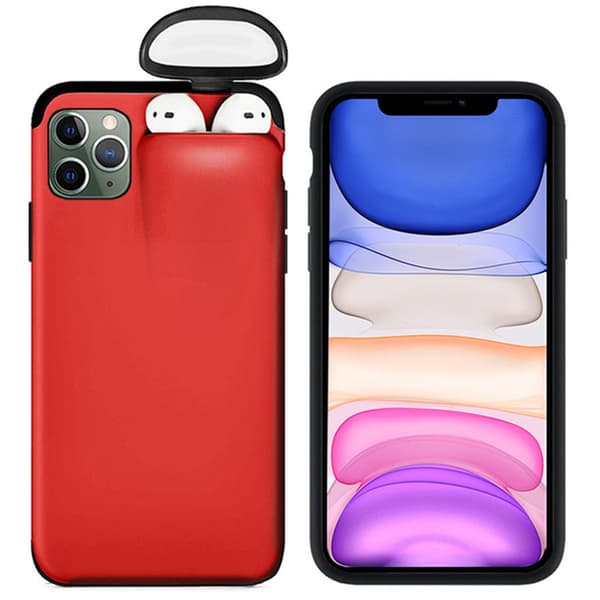 Professionellt Slittåligt 2 i 1 Skal - iPhone 11 Pro Max Röd