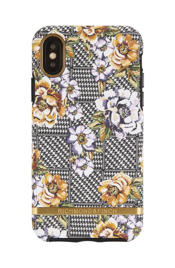 iPhone X/XS Skal - Richmond & Finch - Floral Tweed