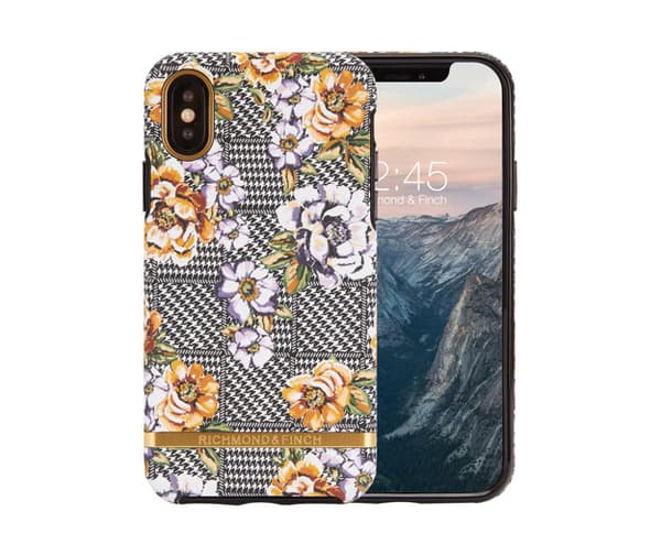 iPhone X/XS Skal - Richmond & Finch - Floral Tweed