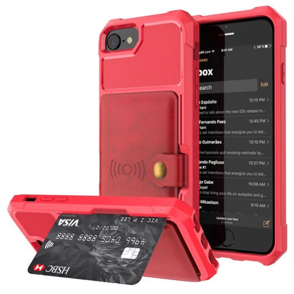 iPhone 6/6S - Exklusivt Skal med Kortfack