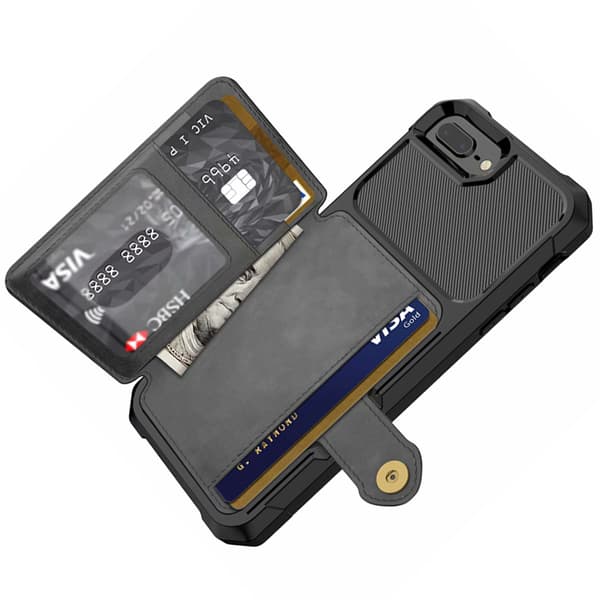 iPhone 6 Plus/6S Plus - Praktiskt Skal med Kortfack