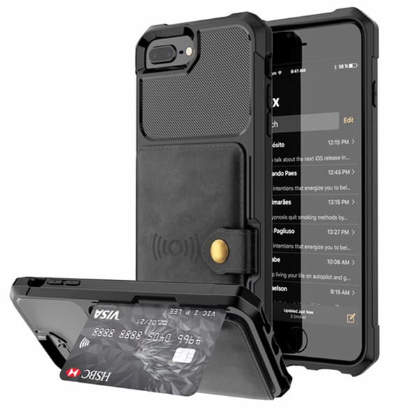 iPhone 7 Plus - Praktiskt Skal med Kortfack