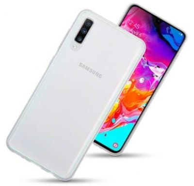 Mobilskal Samsung Galaxy A70 Transparent