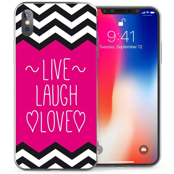 Mobilskal iPhone X/XS Live. Laugh, Love