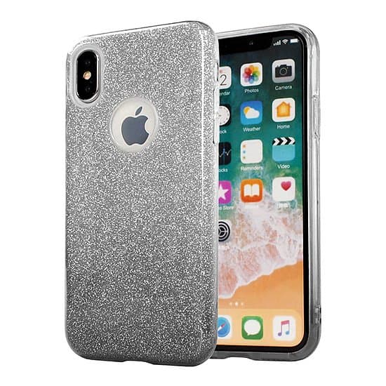 Mobilskal iPhone X/XS Glitter Black