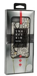 Miniatyrbild 2 av 3: Mobilskal iphone X/Xs Snake Skin Vit med halsrem