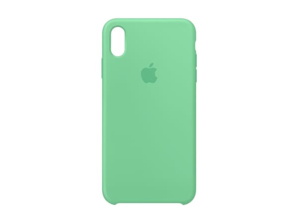 Apple Smart - Baksidedeksel for mobiltelefon - silikon - peppermynte - for iPhone XS Max