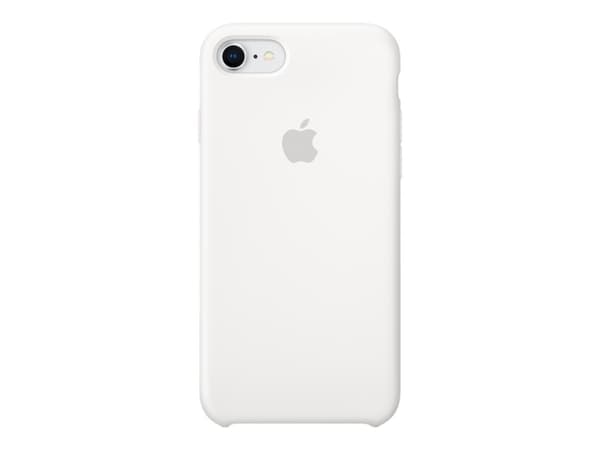 Apple - Baksidedeksel for mobiltelefon - silikon - hvit