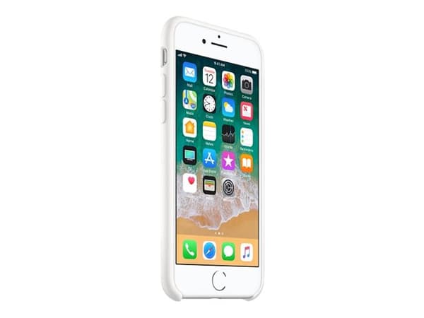 Apple - Baksidedeksel for mobiltelefon - silikon - hvit