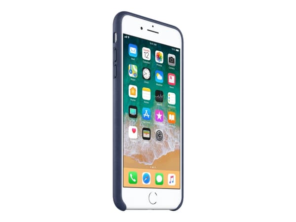 Apple - Baksidesskydd för mobiltelefon - läder - midnattsblå - för Apple iPhone 7 Plus