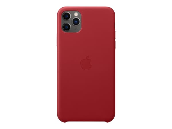 Apple - (PRODUCT) RED - baksidesskydd för mobiltelefon - läder - röd - för iPhone 11 Pro Max