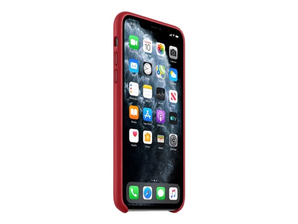 Apple - (PRODUCT) RED - baksidesskydd för mobiltelefon - läder - röd - för iPhone 11 Pro Max