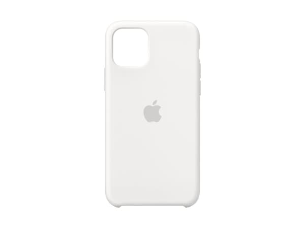 Apple - Baksidedeksel for mobiltelefon - silikon - hvit - for iPhone 11 Pro