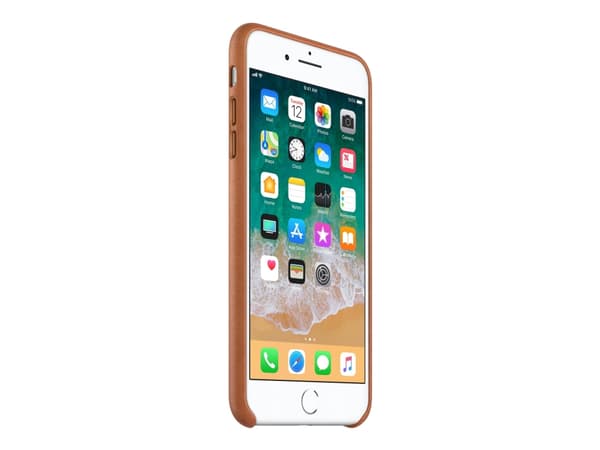 Apple - Baksidedeksel for mobiltelefon - lær - salbrun - for Apple iPhone 7 Plus