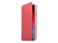 Miniatyrbilde 1 av 5: Apple Folio - Lommebok for mobiltelefon - lær - peonrosa - for iPhone XS Max