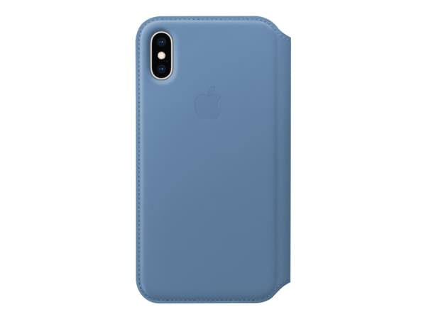 Apple Smart - Lommebok for mobiltelefon - lær - kornblomst - for iPhone XS