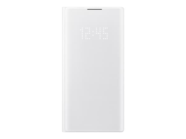 Samsung LED View Cover EF-NN970 - Lommebok for mobiltelefon - hvit - for Galaxy Note10, Note10 (Unlocked)