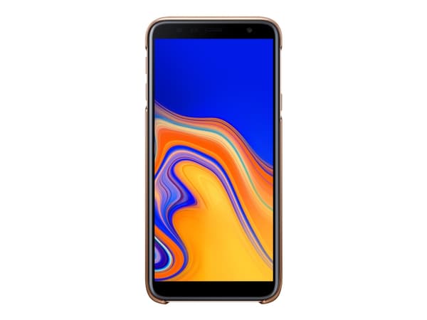 Samsung Gradation Cover EF-AJ415 - Beskyttelsesboks baksidedeksel for mobiltelefon - gull - for Galaxy J4+