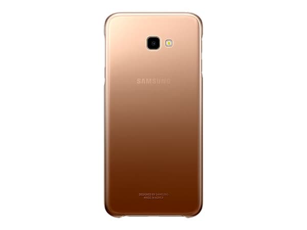 Samsung Gradation Cover EF-AJ415 - Beskyttelsesboks baksidedeksel for mobiltelefon - gull - for Galaxy J4+