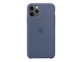 Miniatyrbilde 3 av 5: Apple - Baksidedeksel for mobiltelefon - silikon - Alaskablå - for iPhone 11 Pro
