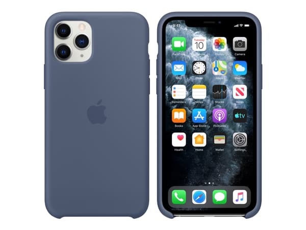 Apple - Baksidedeksel for mobiltelefon - silikon - Alaskablå - for iPhone 11 Pro