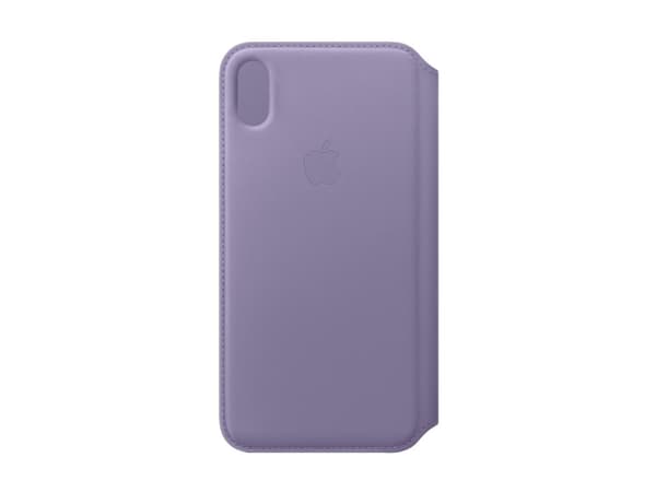 Apple Smart - Vikbart fodral för mobiltelefon - läder - lila - för iPhone XS Max