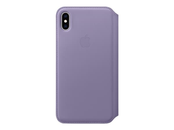Apple Smart - Vikbart fodral för mobiltelefon - läder - lila - för iPhone XS Max