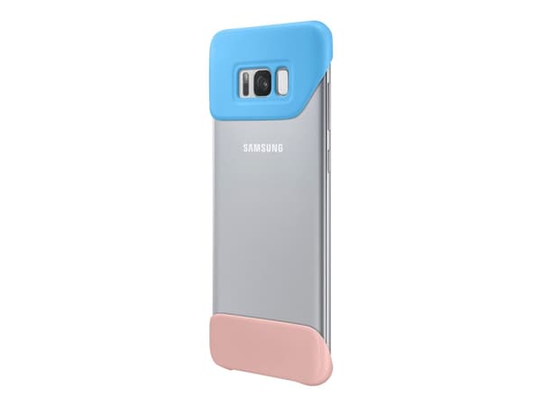 Samsung 2Piece Cover EF-MG955 - Baksidesskydd för mobiltelefon - blå, persika - för Galaxy S8+