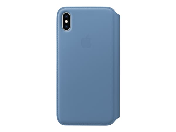 Apple Smart - Lommebok for mobiltelefon - lær - kornblomst - for iPhone XS Max