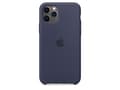 Miniatyrbild 5 av 5: Apple - Baksidesskydd för mobiltelefon - silikon - midnattsblå - för iPhone 11 Pro