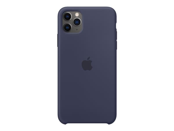 Apple - Baksidedeksel for mobiltelefon - silikon - midnattsblå - for iPhone 11 Pro Max