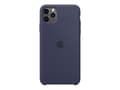 Miniatyrbilde 3 av 5: Apple - Baksidedeksel for mobiltelefon - silikon - midnattsblå - for iPhone 11 Pro Max