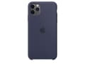 Miniatyrbilde 5 av 5: Apple - Baksidedeksel for mobiltelefon - silikon - midnattsblå - for iPhone 11 Pro Max