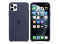 Miniatyrbilde 2 av 5: Apple - Baksidedeksel for mobiltelefon - silikon - midnattsblå - for iPhone 11 Pro Max