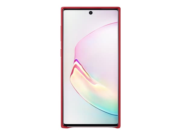 Samsung Leather Cover EF-VN970 - Baksidedeksel for mobiltelefon - lær - rød - for Galaxy Note10, Note10 (Unlocked)