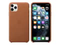 Miniatyrbilde 5 av 5: Apple - Baksidedeksel for mobiltelefon - lær, maskinert aluminium - salbrun - for iPhone 11 Pro Max