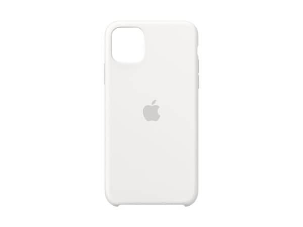 Apple - Baksidesskydd för mobiltelefon - silikon - vit - för iPhone 11 Pro Max