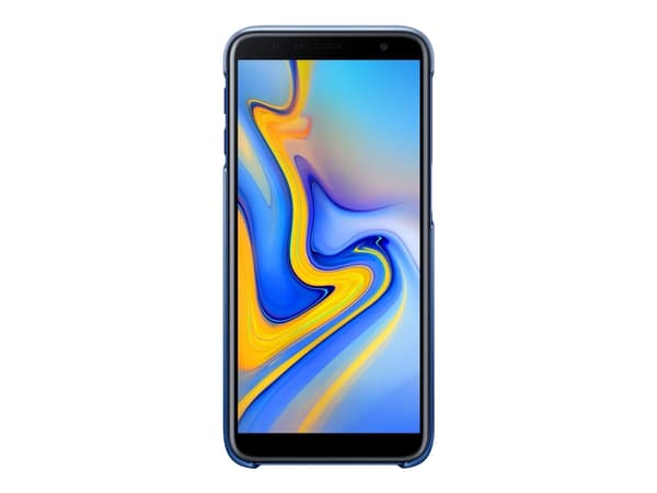 Samsung Gradation Cover EF-AJ610 - Beskyttelsesboks baksidedeksel for mobiltelefon - blå - for Galaxy J6+