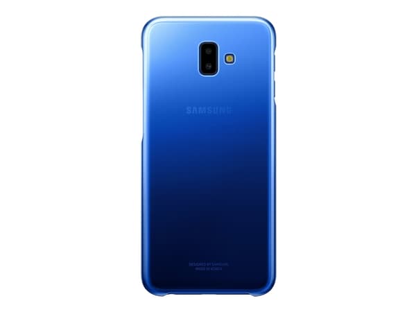 Samsung Gradation Cover EF-AJ610 - Beskyttelsesboks baksidedeksel for mobiltelefon - blå - for Galaxy J6+